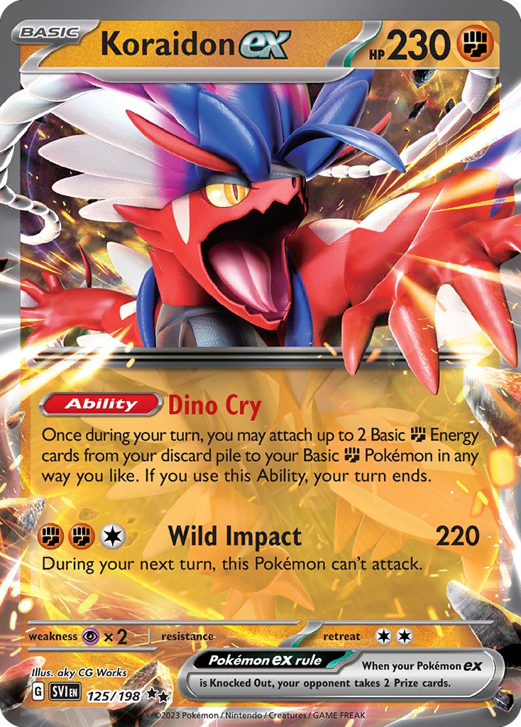 2023 Pokémon Scarlet & Violet 2023 Pokémon Scarlet & Violet #125 trading card