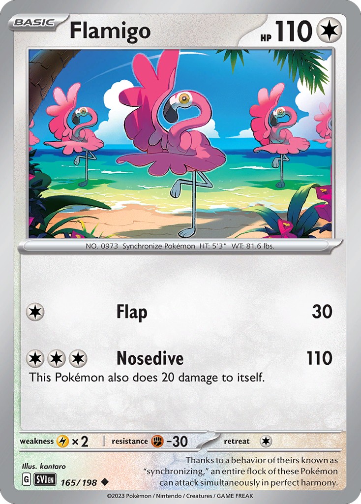 2023 Pokémon Scarlet & Violet 2023 Pokémon Scarlet & Violet #165 trading card