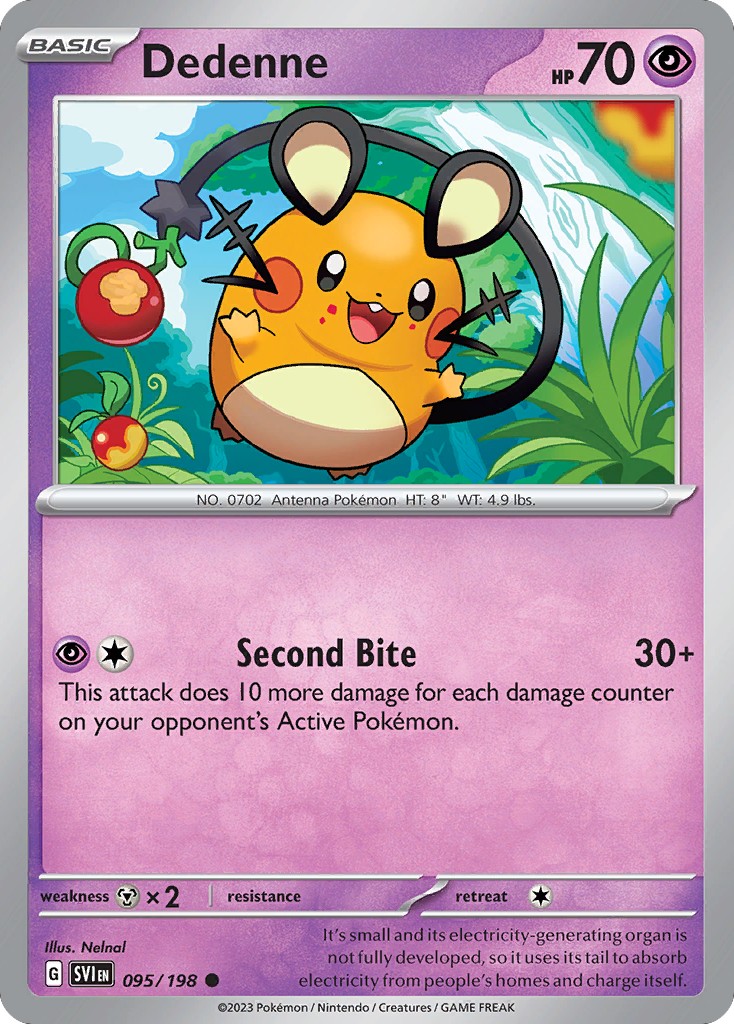 Dedenne (Common · Normal) · 2023 · Scarlet & Violet