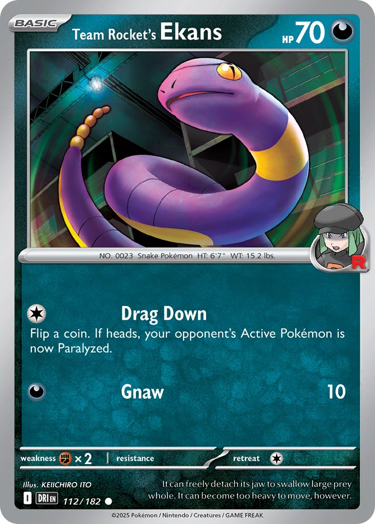 Team Rocket's Ekans - Image 1