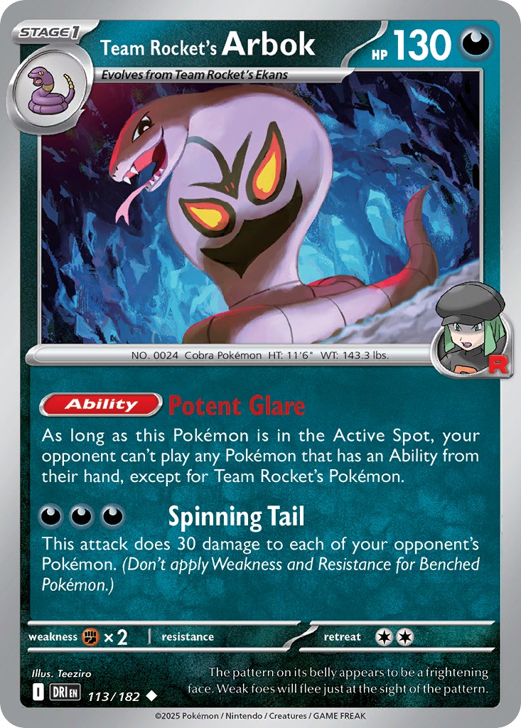 Team Rocket's Arbok - Image 1