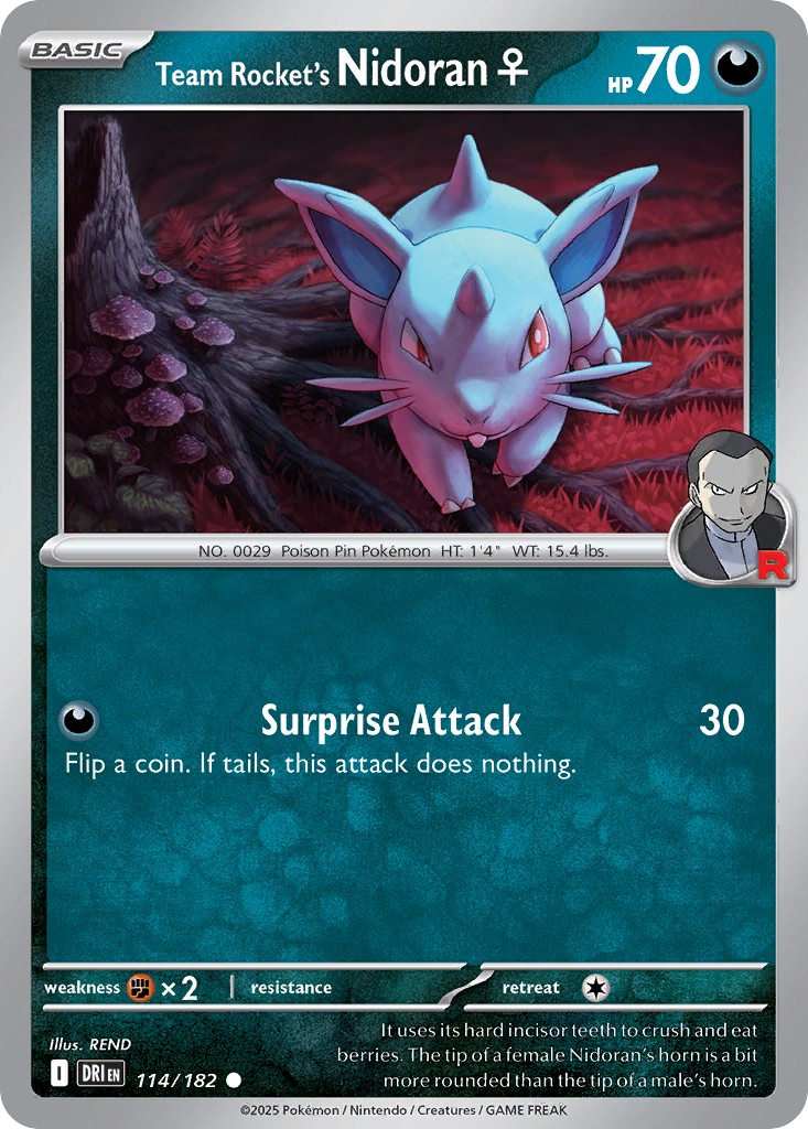 Team Rocket's Nidoran♀ - Image 1