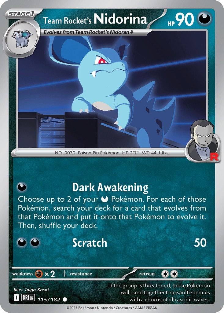 Team Rocket's Nidorina - Image 1