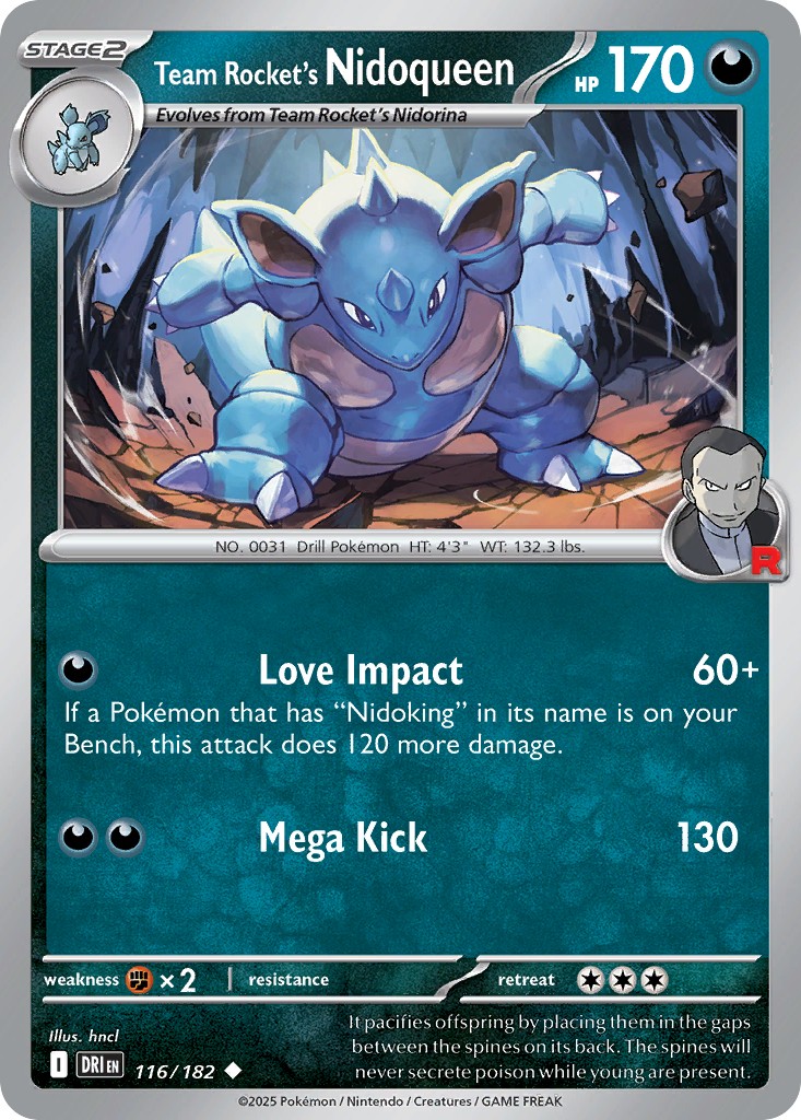 Team Rocket's Nidoqueen - Image 1