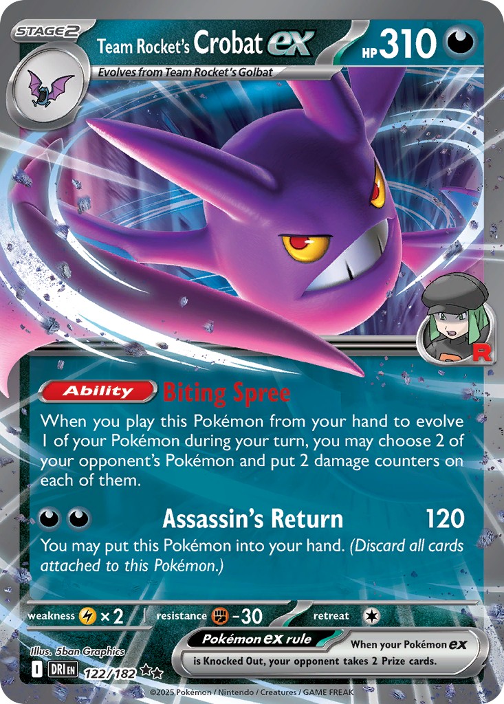 Team Rocket's Crobat ex - Image 1