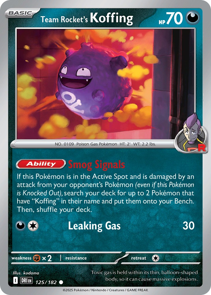 Team Rocket's Koffing - Image 1