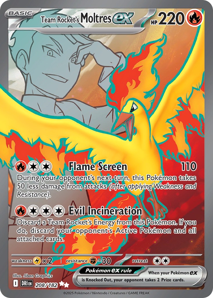 Team Rocket's Moltres ex - Image 1