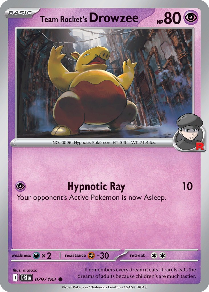 Team Rocket's Drowzee - Image 1