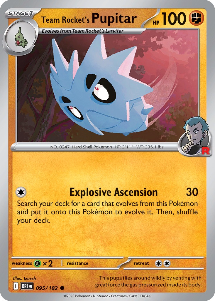 Team Rocket's Pupitar - Image 1