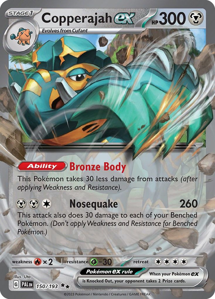 Copperajah ex (Double Rare · Holo) · 2023 · Paldea Evolved