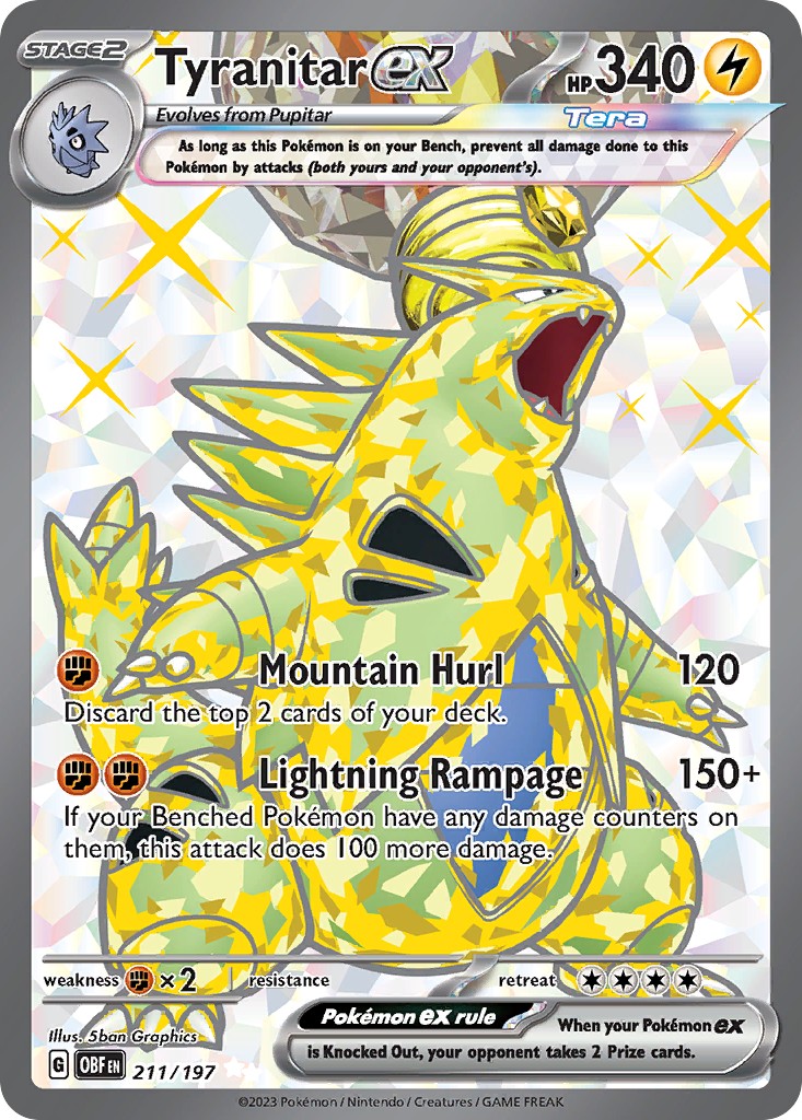 2023 Pokémon Obsidian Flames 2023 Pokémon Obsidian Flames #211 trading card