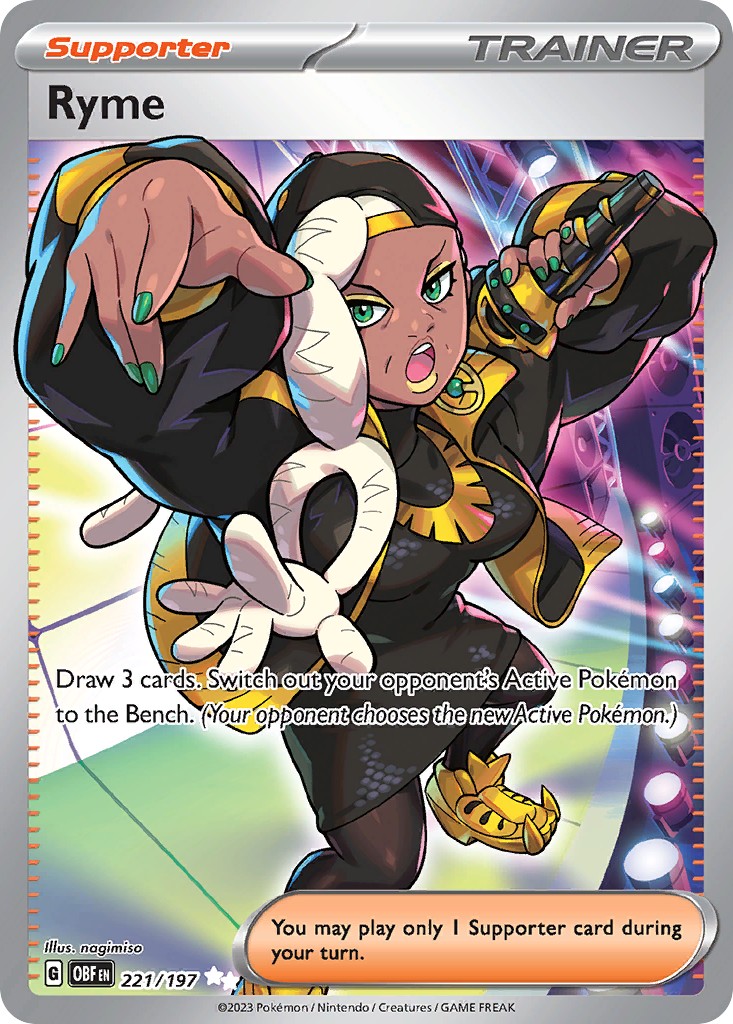 2023 Pokémon Obsidian Flames 2023 Pokémon Obsidian Flames #221 trading card