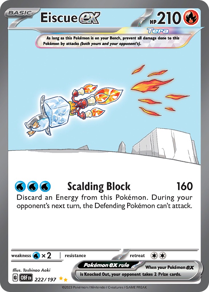 2023 Pokémon Obsidian Flames 2023 Pokémon Obsidian Flames #222 trading card