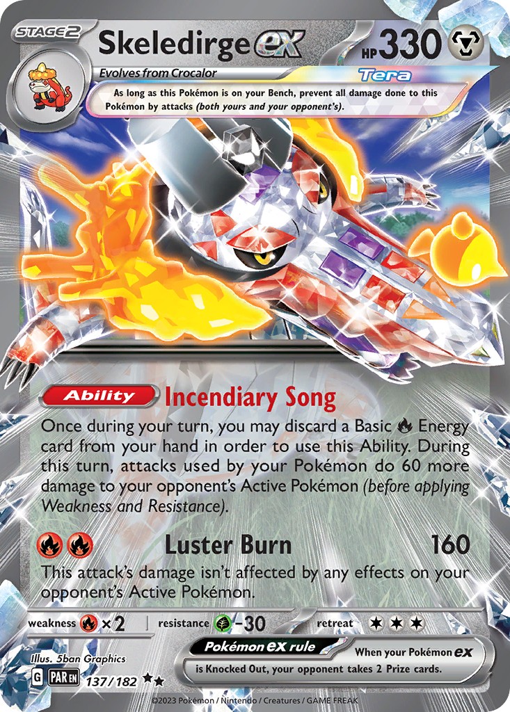 2023 Pokémon Paradox Rift 2023 Pokémon Paradox Rift #137 trading card