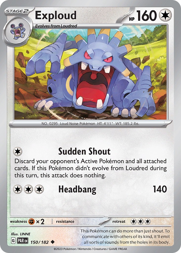 2023 Pokémon Paradox Rift 2023 Pokémon Paradox Rift #150 trading card
