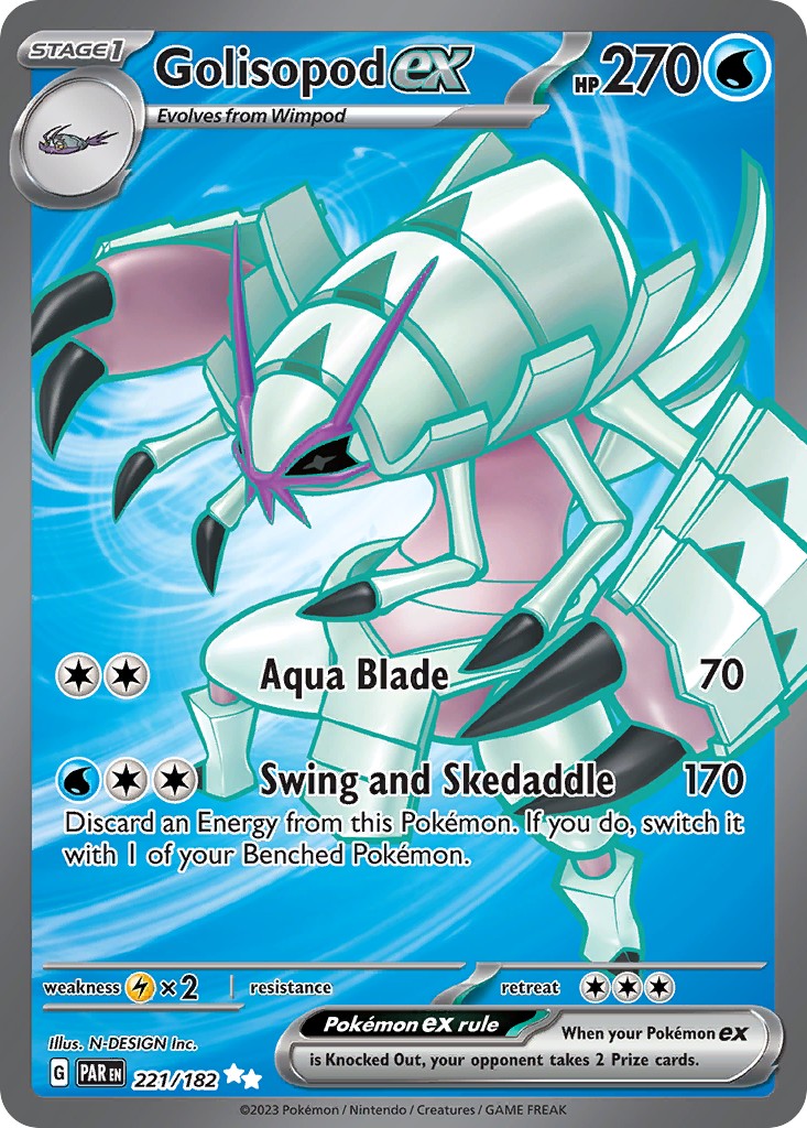 2023 Pokémon Paradox Rift 2023 Pokémon Paradox Rift #221 trading card