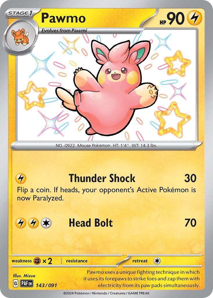 2024 Pokémon Paldean Fates 2024 Pokémon Paldean Fates #143 trading card