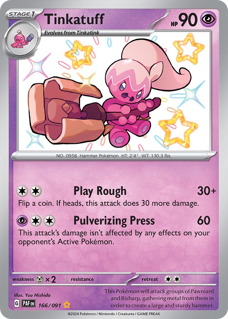 2024 Pokémon Paldean Fates 2024 Pokémon Paldean Fates #166 trading card