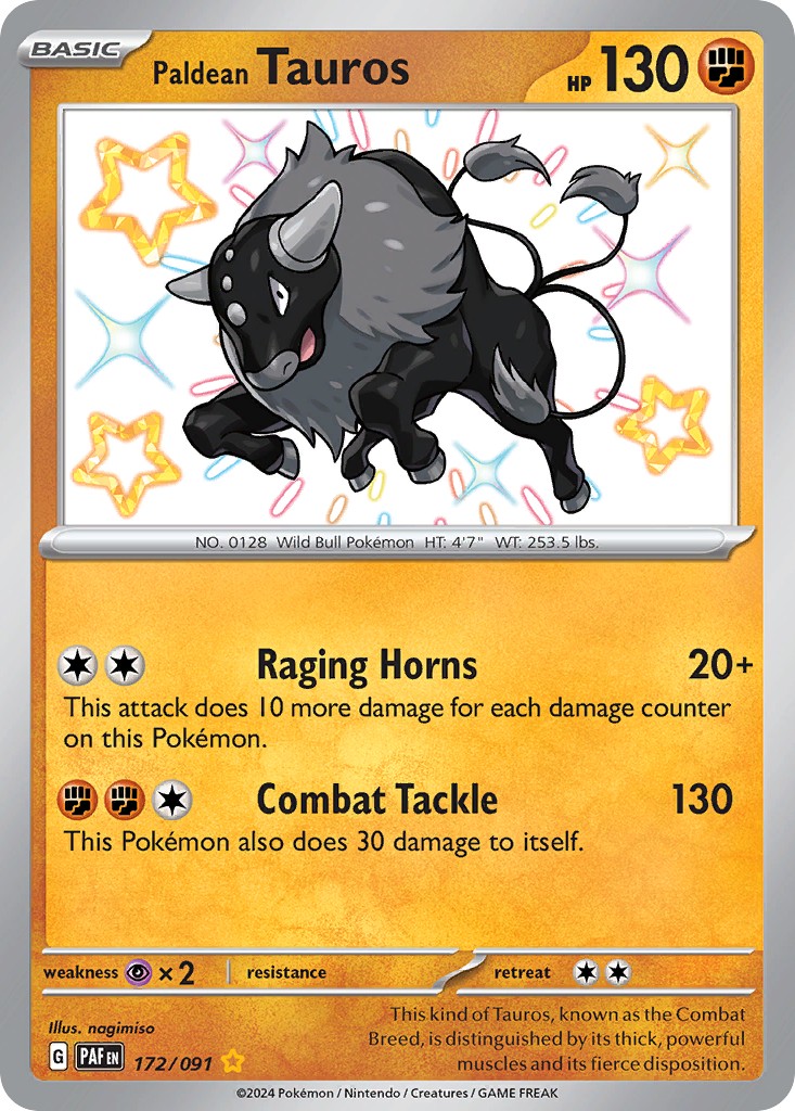 2024 Pokémon Paldean Fates 2024 Pokémon Paldean Fates #172 trading card