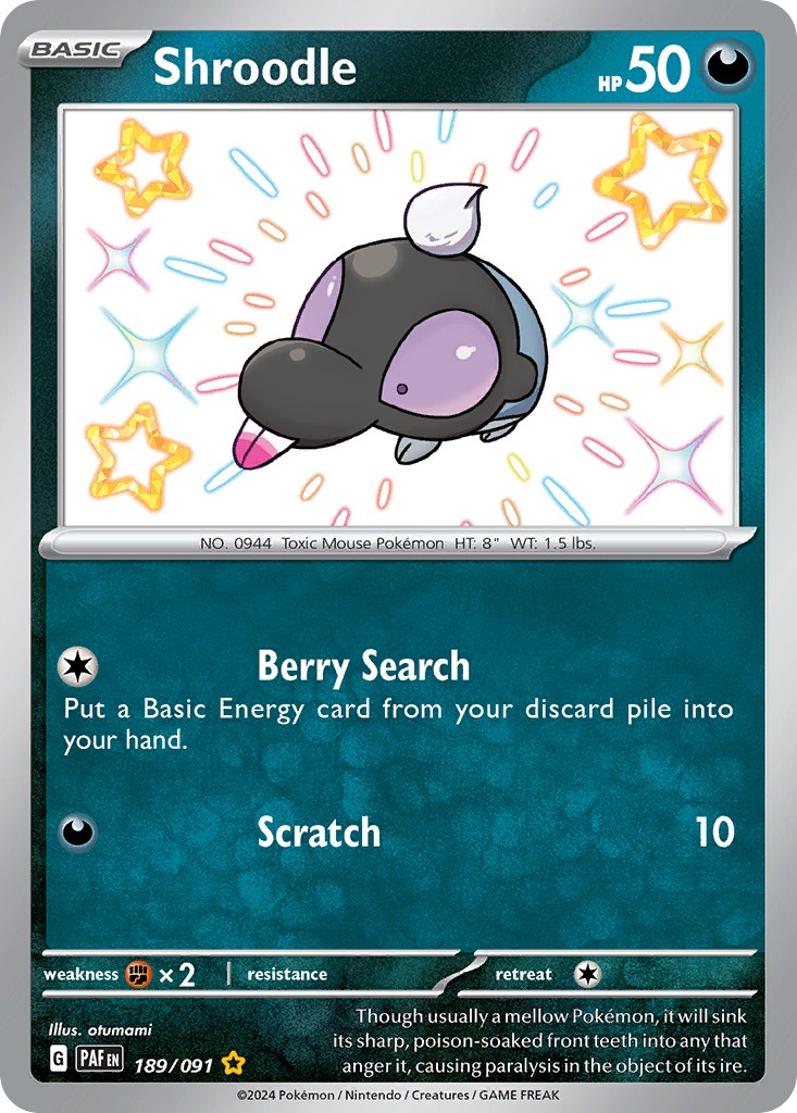 2024 Pokémon Paldean Fates 2024 Pokémon Paldean Fates #189 trading card