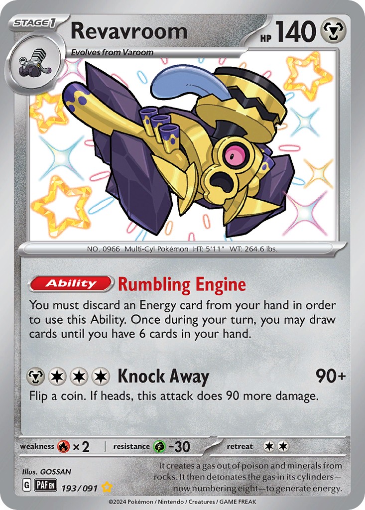 2024 Pokémon Paldean Fates 2024 Pokémon Paldean Fates #193 trading card