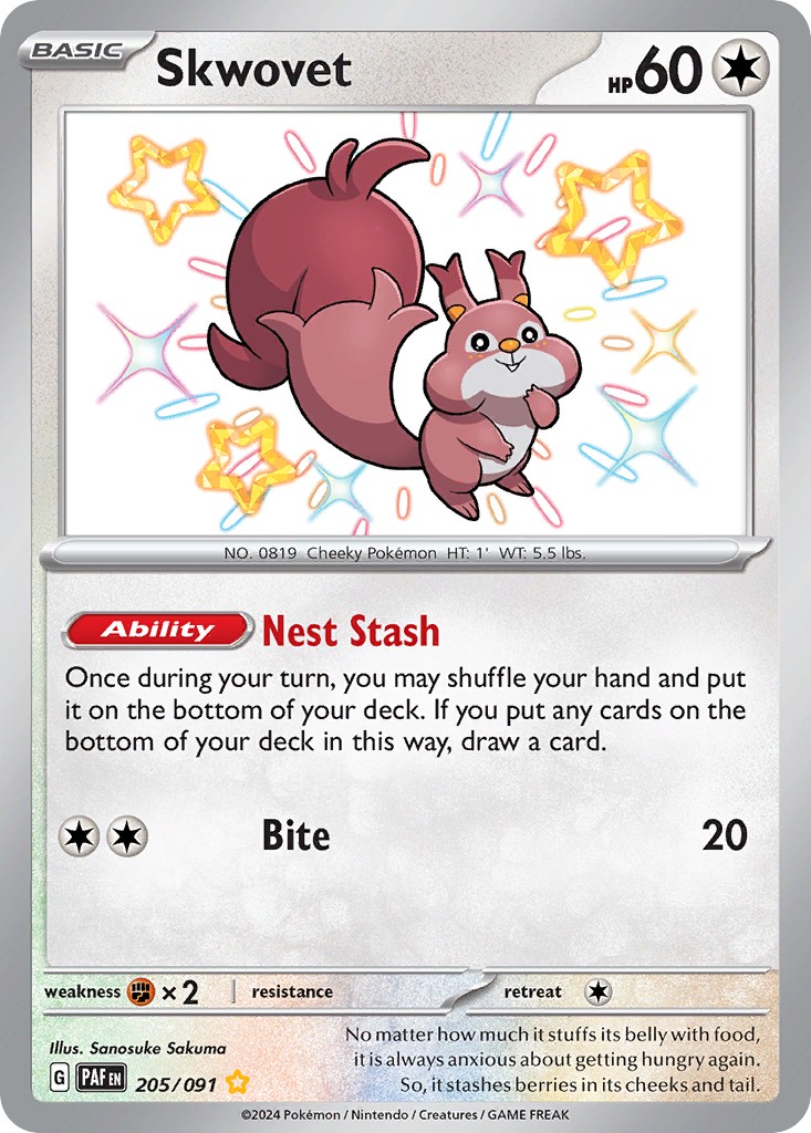 2024 Pokémon Paldean Fates 2024 Pokémon Paldean Fates #205 trading card