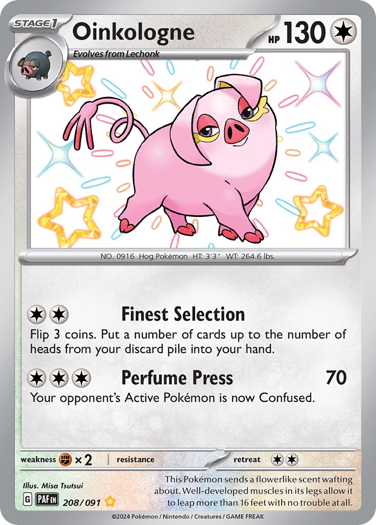 2024 Pokémon Paldean Fates 2024 Pokémon Paldean Fates #208 trading card