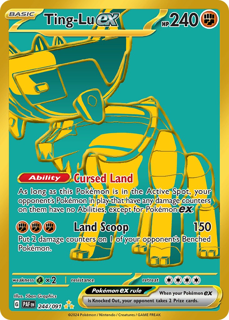 2024 Pokémon Paldean Fates 2024 Pokémon Paldean Fates #244 trading card