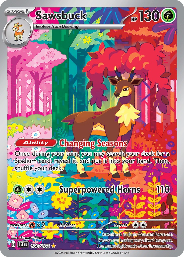2024 Pokémon Temporal Forces 2024 Pokémon Temporal Forces #166 trading card