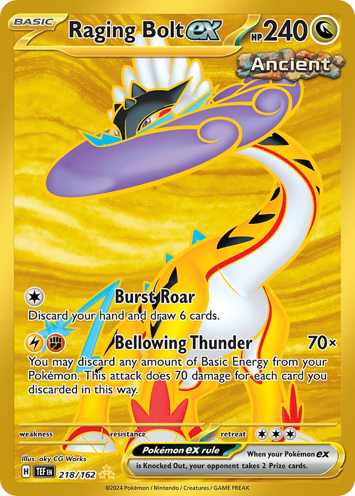 2024 Pokémon Temporal Forces 2024 Pokémon Temporal Forces #218 trading card