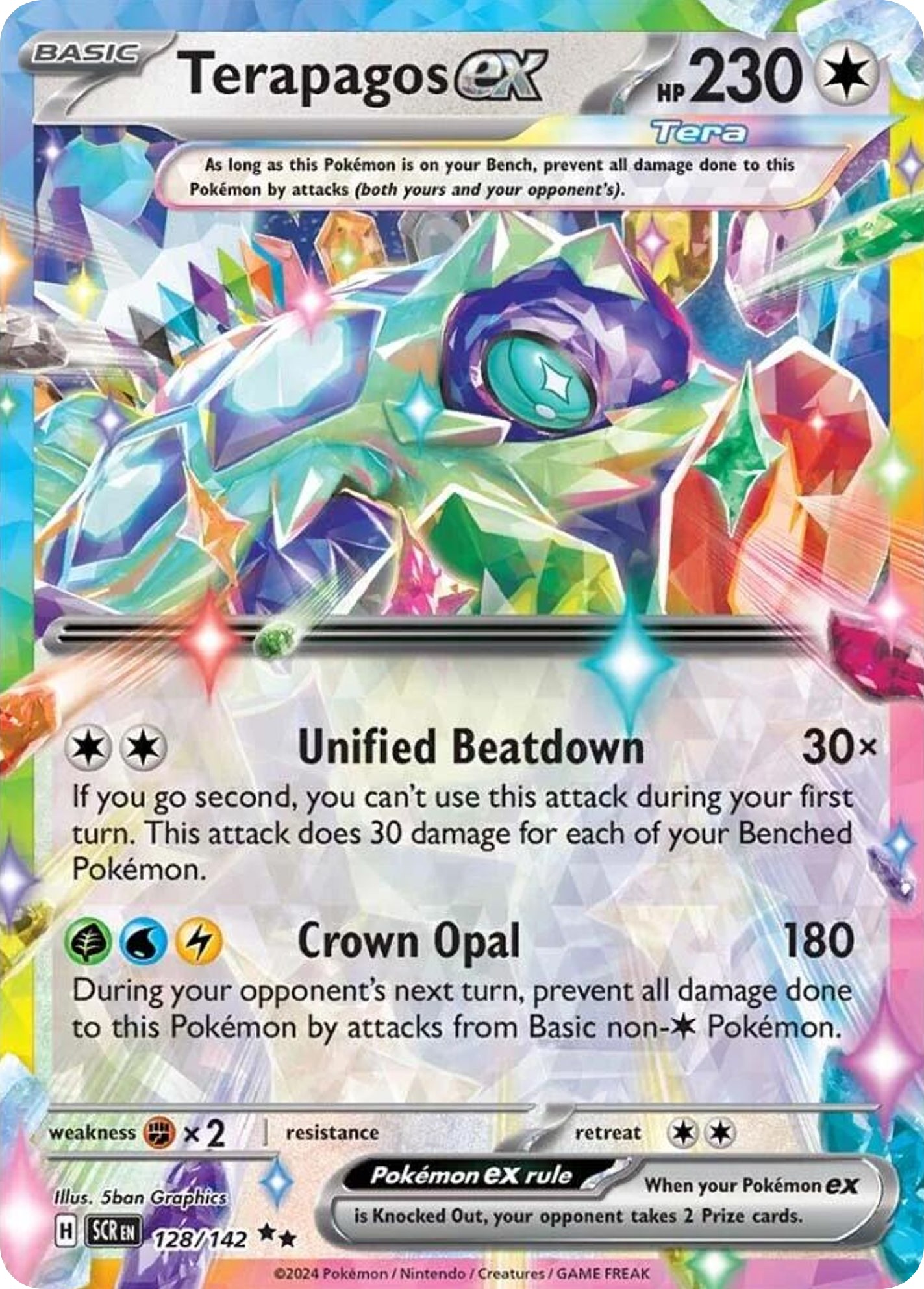 2024 Pokémon Stellar Crown 2024 Pokémon Stellar Crown #128 trading card