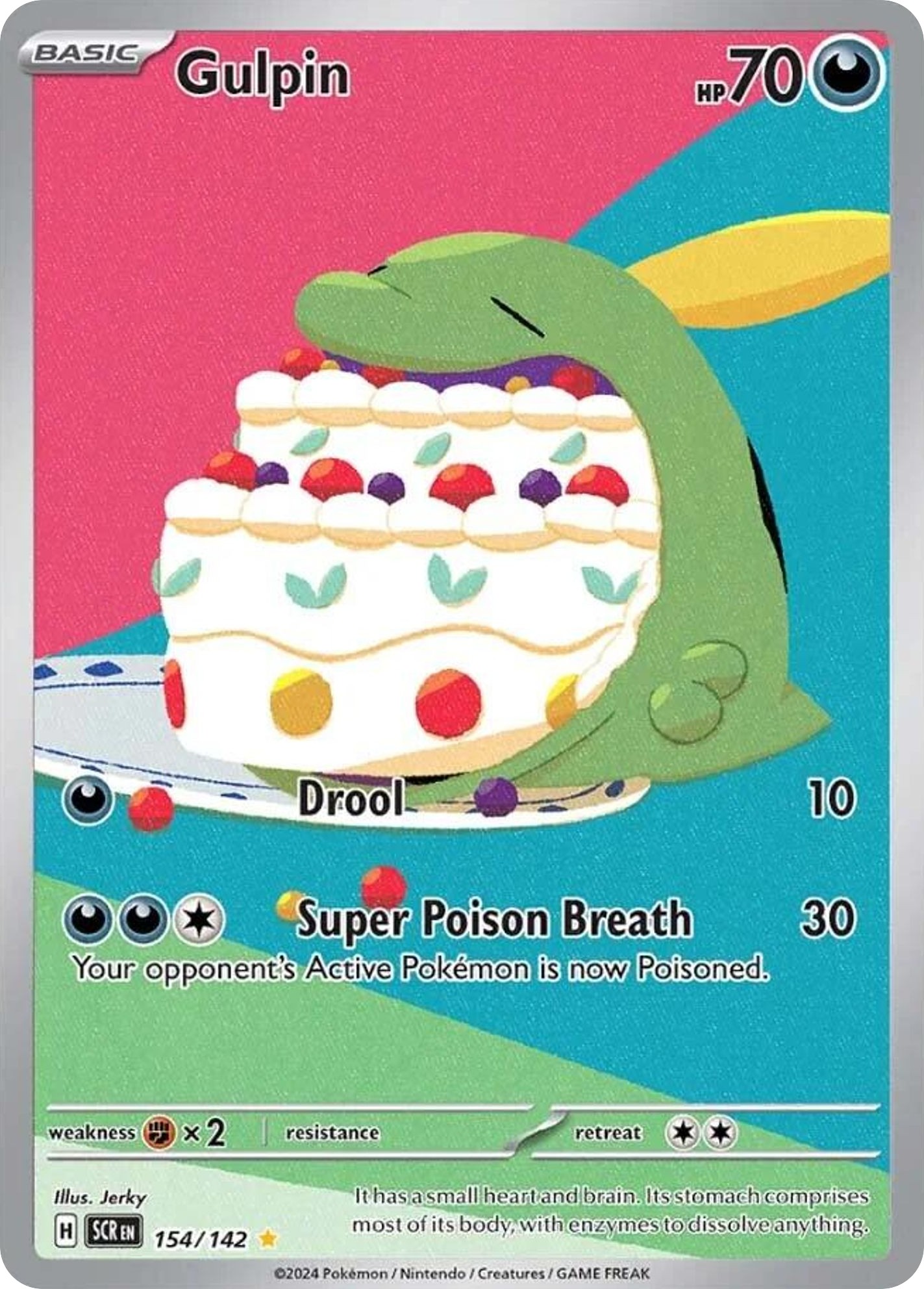 2024 Pokémon Stellar Crown 2024 Pokémon Stellar Crown #154 trading card