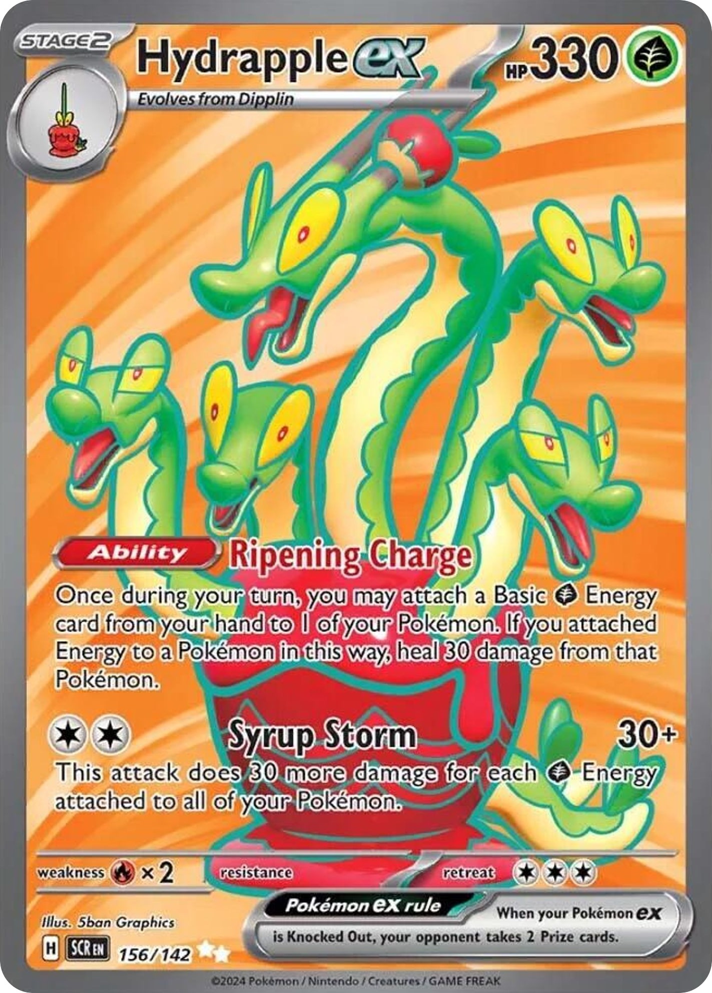 2024 Pokémon Stellar Crown 2024 Pokémon Stellar Crown #156 trading card