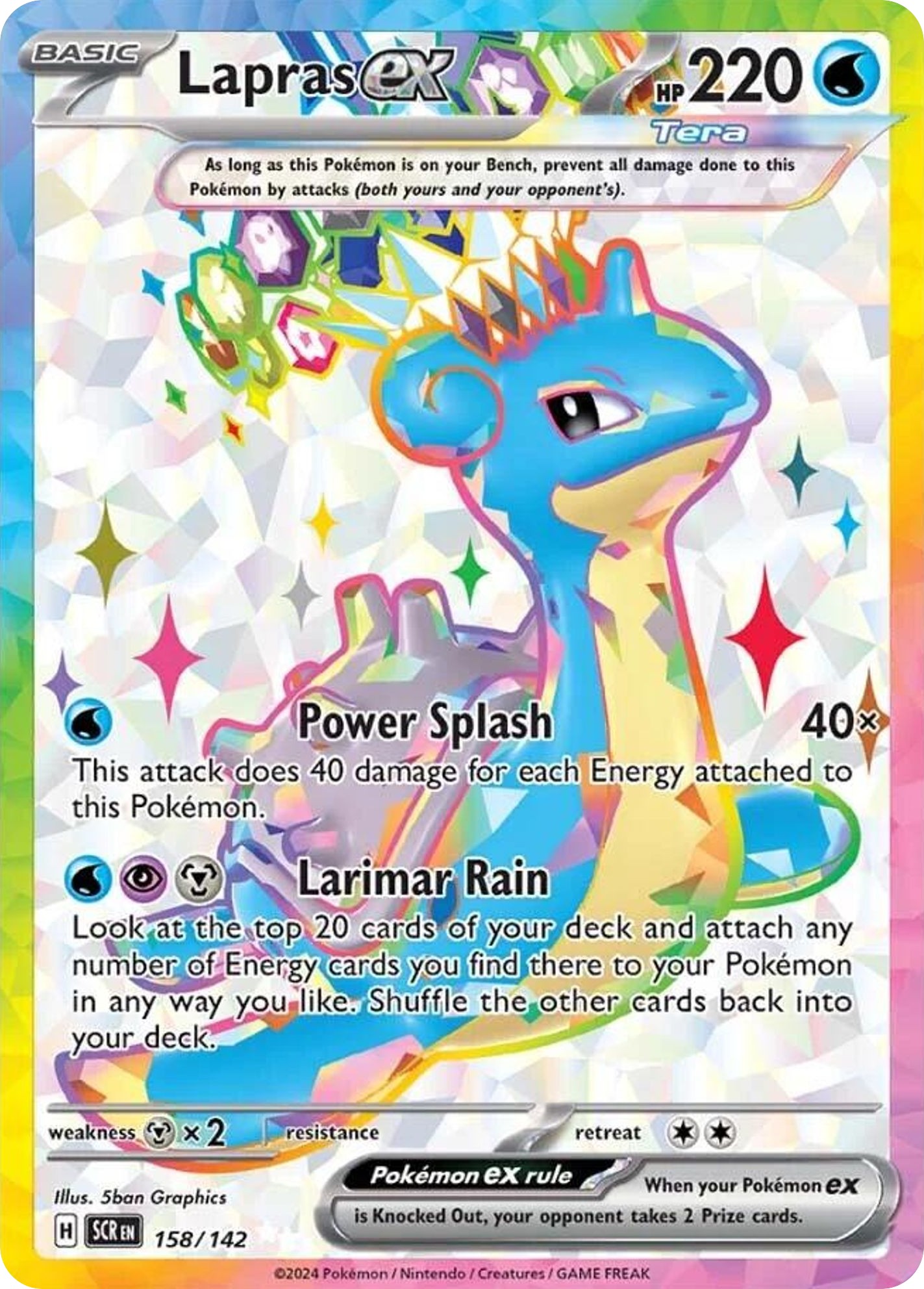 2024 Pokémon Stellar Crown 2024 Pokémon Stellar Crown #158 trading card