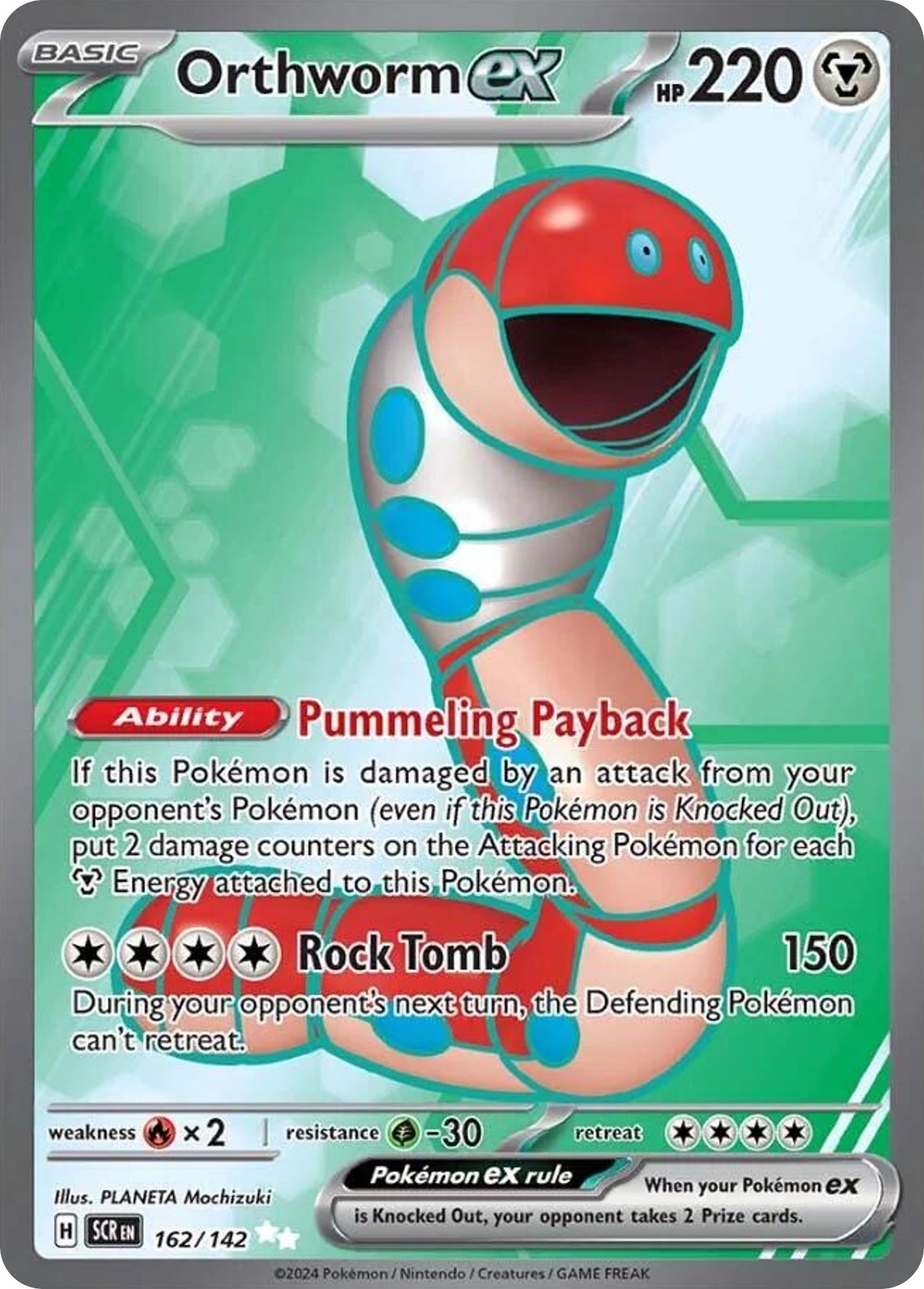 2024 Pokémon Stellar Crown 2024 Pokémon Stellar Crown #162 trading card