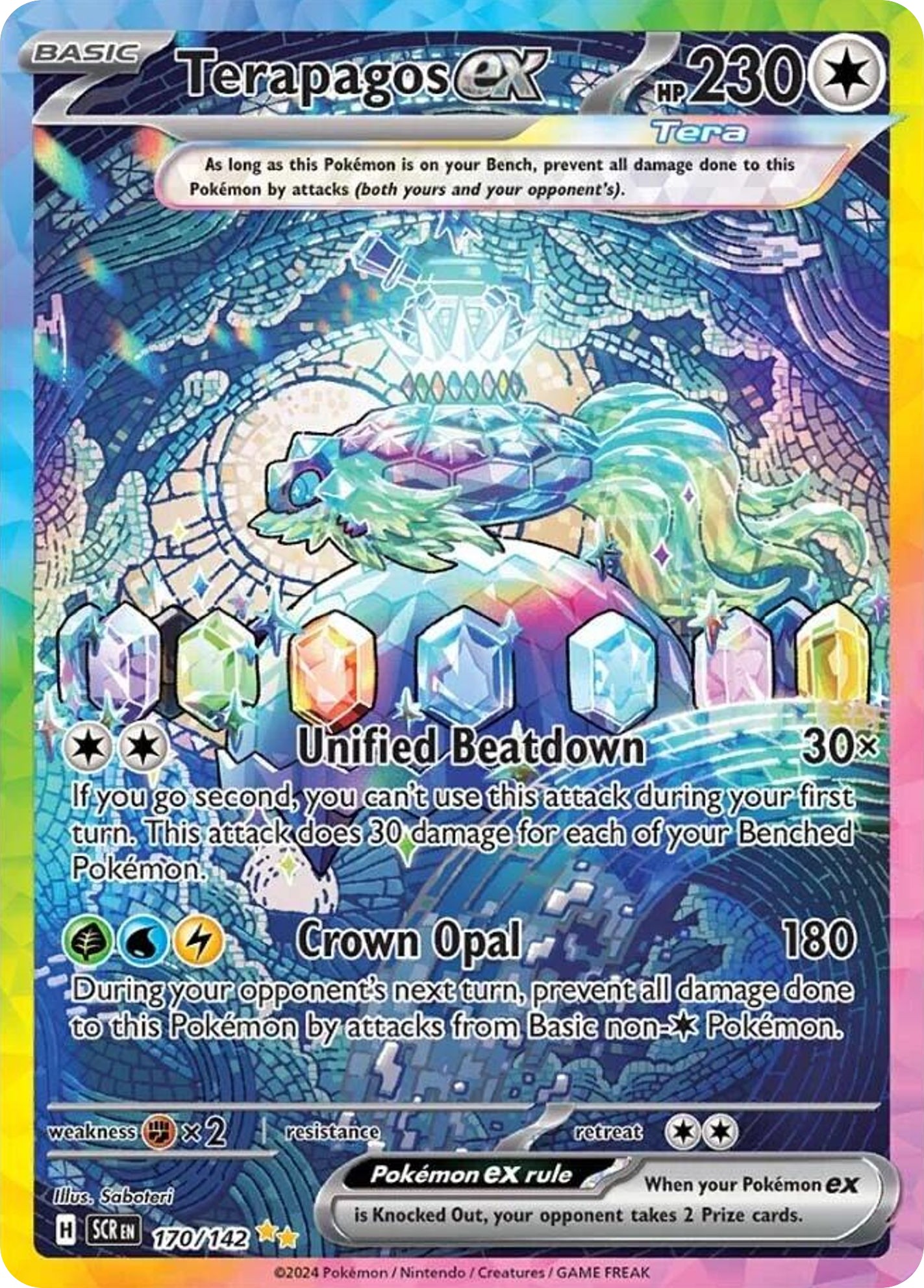 2024 Pokémon Stellar Crown 2024 Pokémon Stellar Crown #170 trading card
