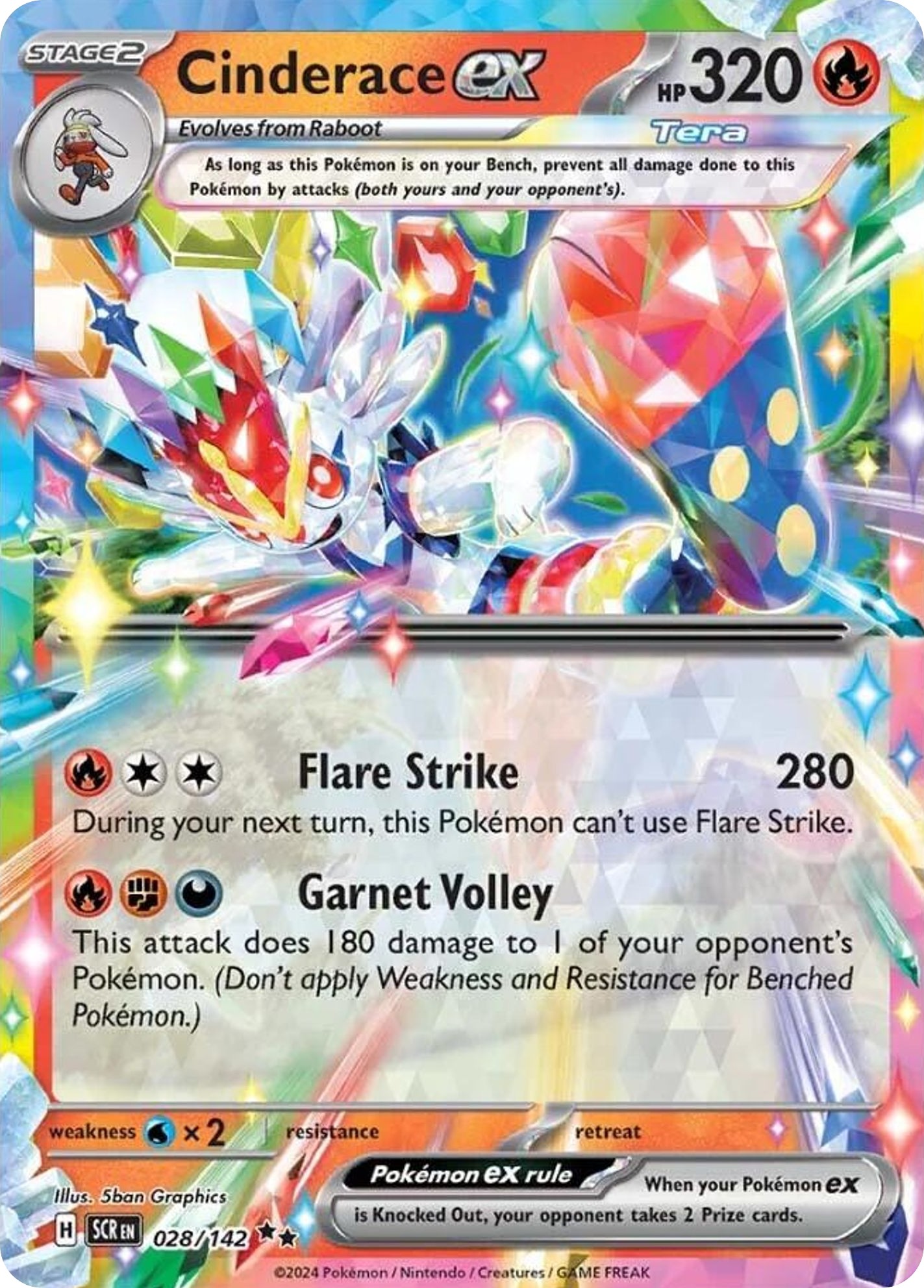 2024 Pokémon Stellar Crown 2024 Pokémon Stellar Crown #28 trading card