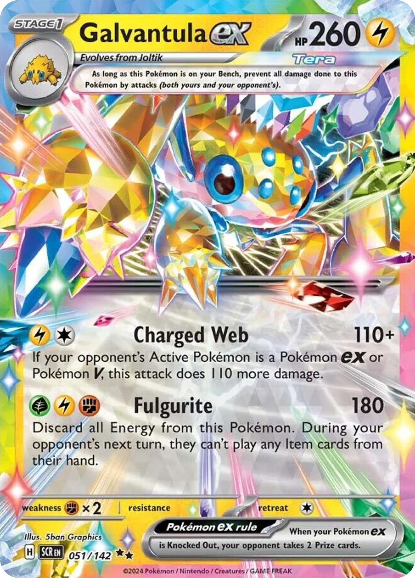 2024 Pokémon Stellar Crown 2024 Pokémon Stellar Crown #51 trading card