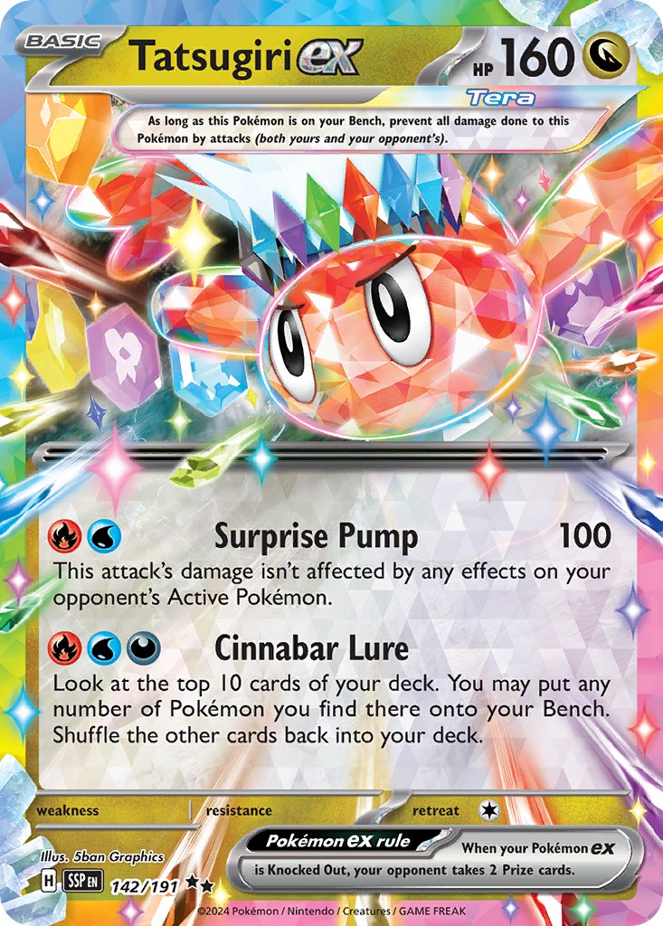 2024 Pokémon Surging Sparks 2024 Pokémon Surging Sparks #142 trading card
