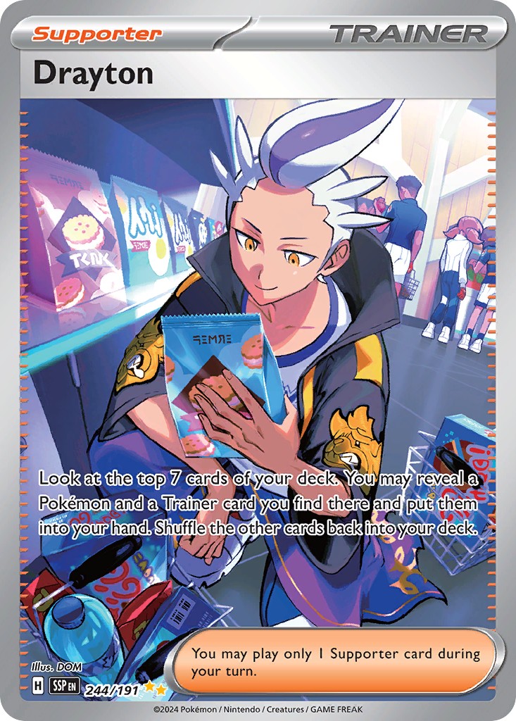 2024 Pokémon Surging Sparks 2024 Pokémon Surging Sparks #244 trading card