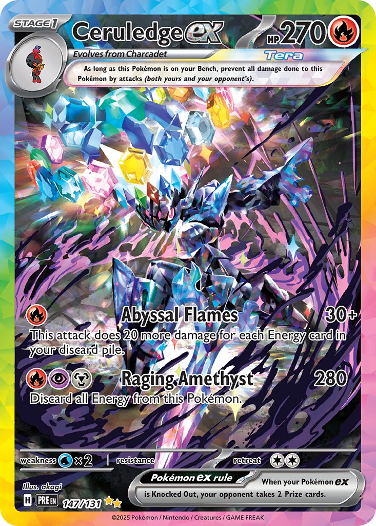 2025 Pokémon Prismatic Evolutions 2025 Pokémon Prismatic Evolutions #147 trading card