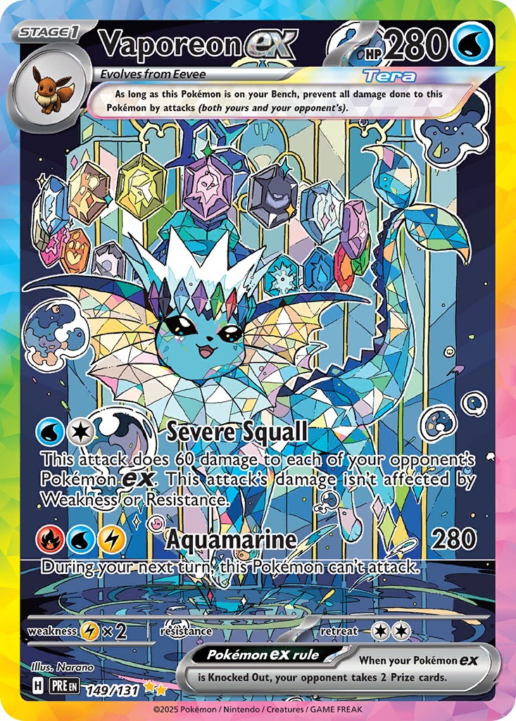 2025 Pokémon Prismatic Evolutions 2025 Pokémon Prismatic Evolutions #149 trading card