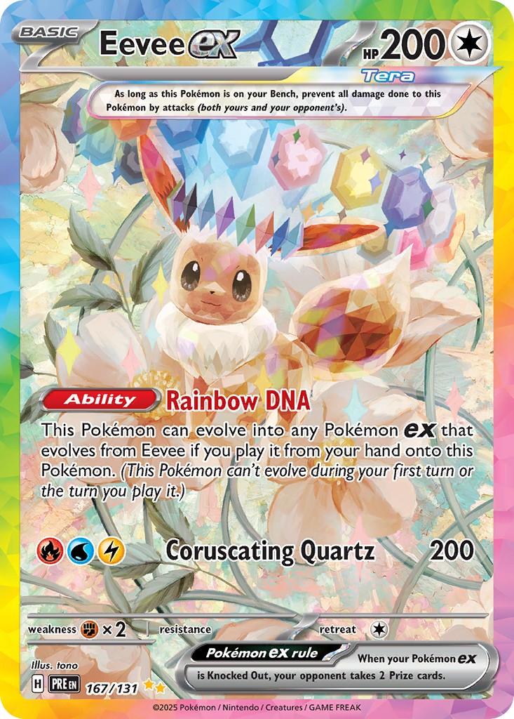 2025 Pokémon Prismatic Evolutions 2025 Pokémon Prismatic Evolutions #167 trading card