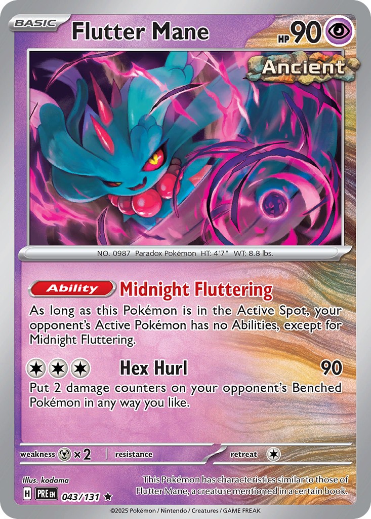 2025 Pokémon Prismatic Evolutions 2025 Pokémon Prismatic Evolutions #43 trading card