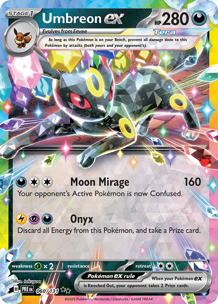 2025 Pokémon Prismatic Evolutions 2025 Pokémon Prismatic Evolutions #60 trading card