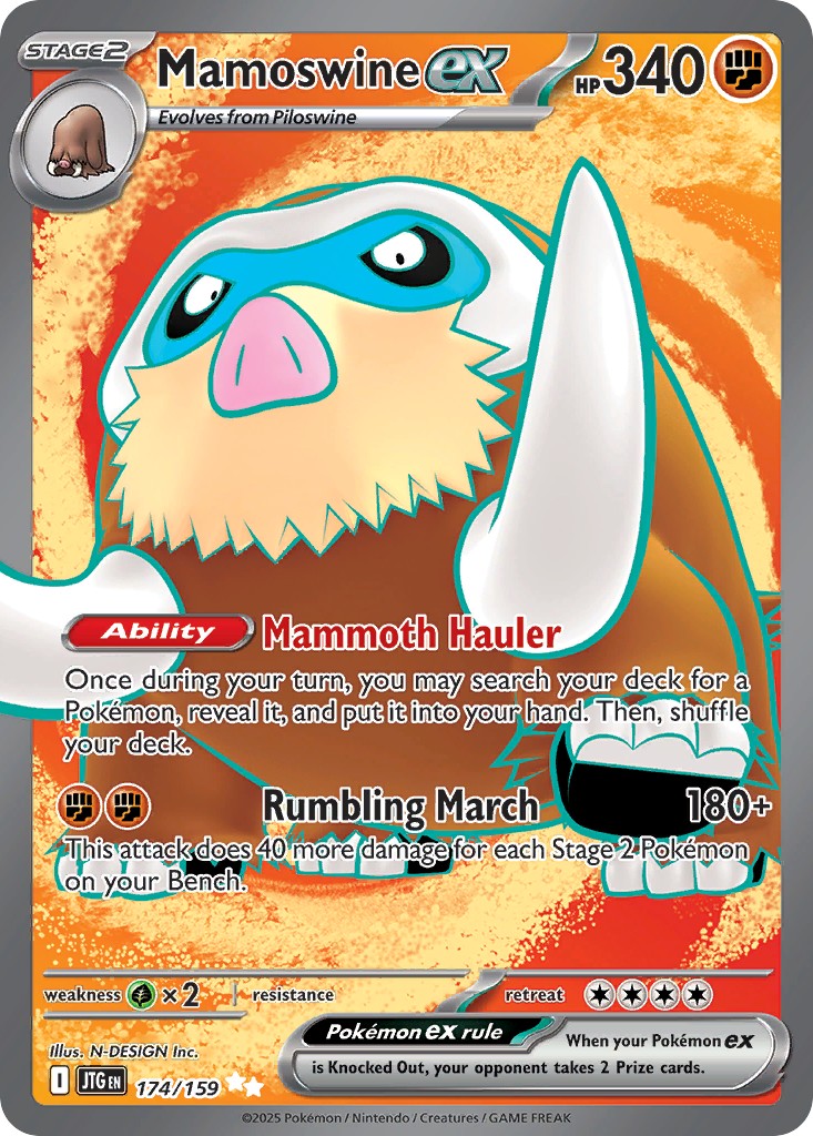 2025 Pokémon Journey Together 2025 Pokémon Journey Together #174 trading card