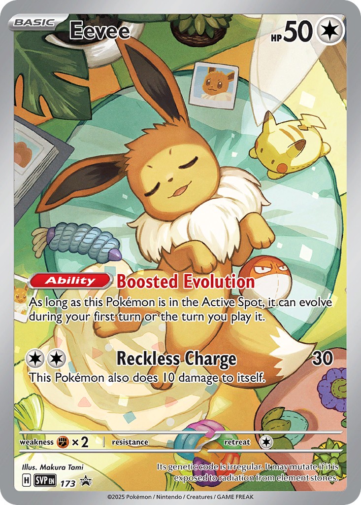 2022 Pokémon Scarlet & Violet Promos Eevee #173 trading card