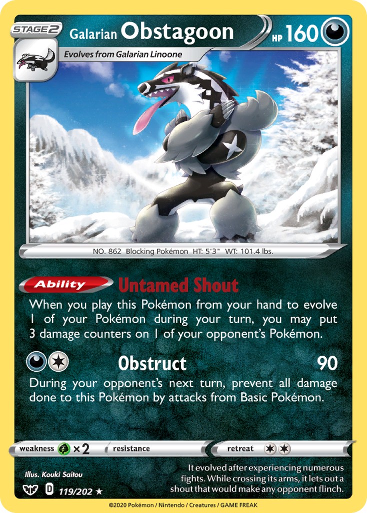 Galarian Obstagoon - Image 1