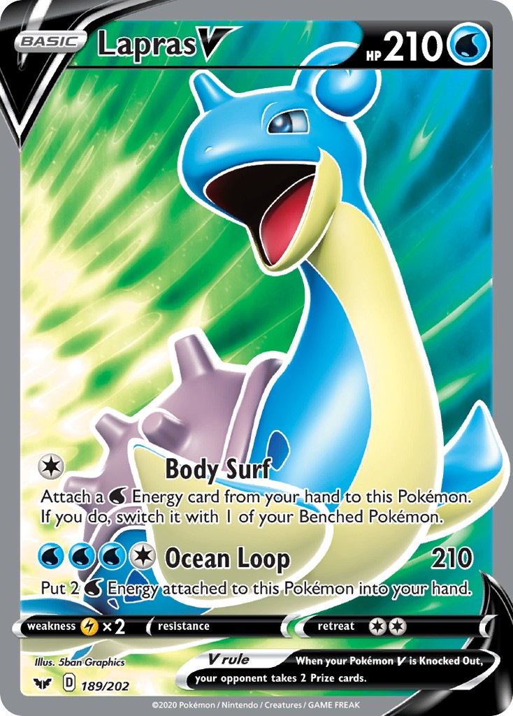 2020 Pokémon Sword & Shield 2020 Pokémon Sword & Shield #189 trading card