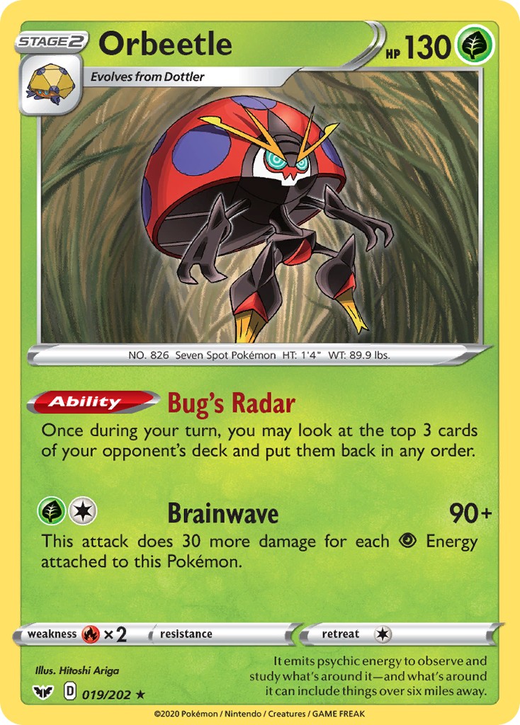 2020 Pokémon Sword & Shield 2020 Pokémon Sword & Shield #19 trading card